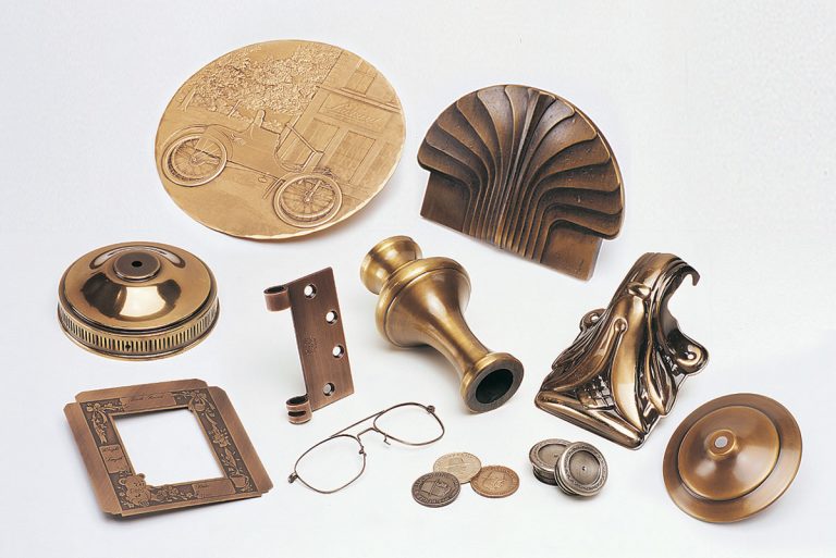 Antiqued parts from eye glass frames to door hinges