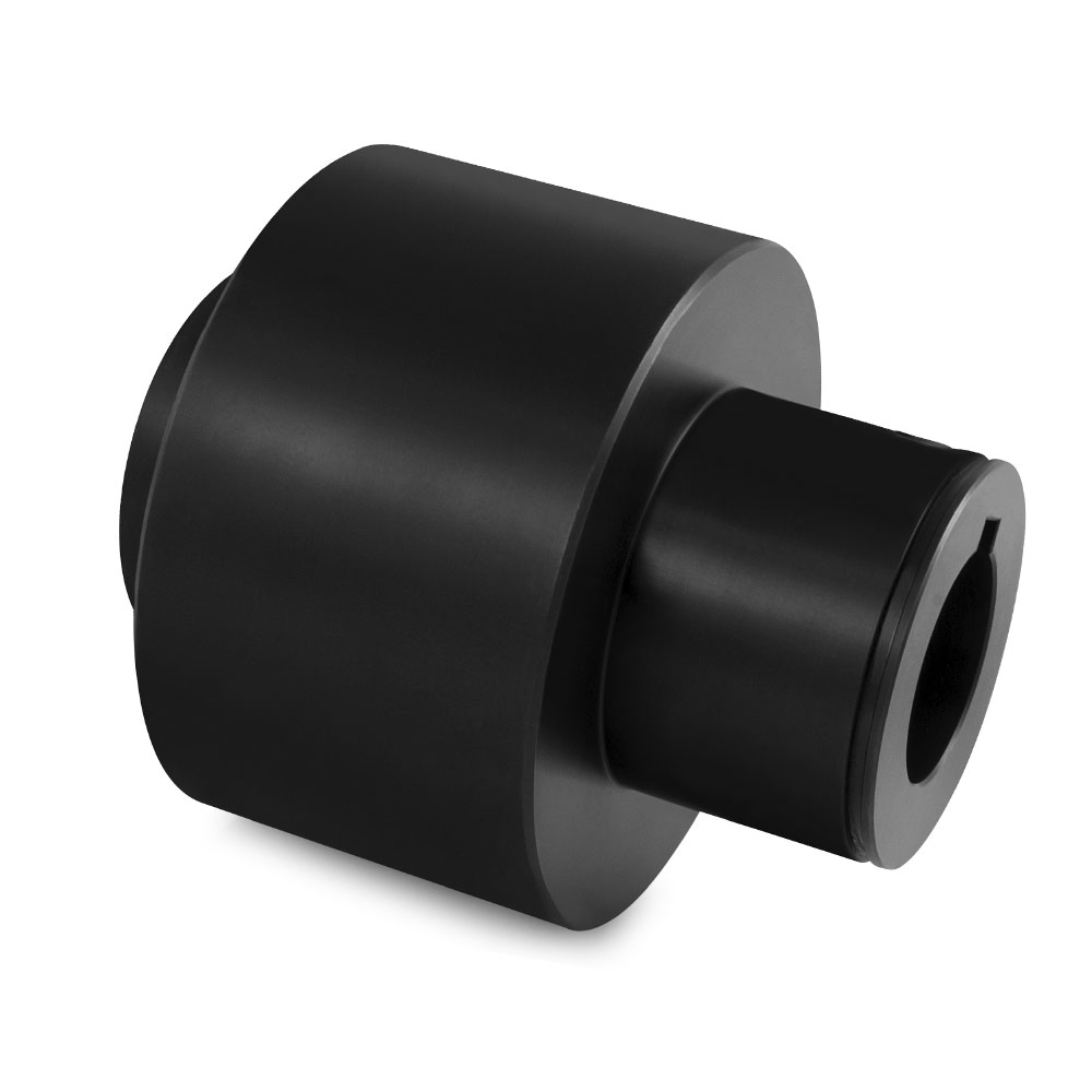 Steel Safety coupling finished with Tru Temp mid-temperature Black Oxide