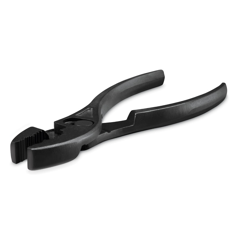 Forged steel pliers finished with Tru Temp mid-temperature Black Oxide