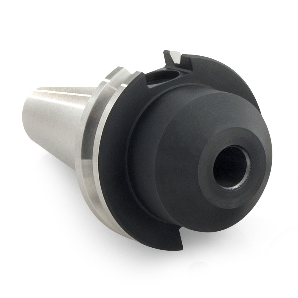 Steel toolholder machined from steel and finished with Tru Temp mid-temperature Black Oxide